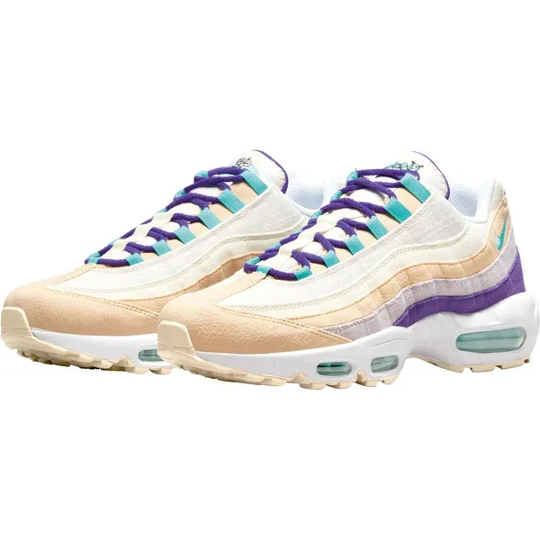 Nike Sneakers Mannen Beige - off white - paars - blauw