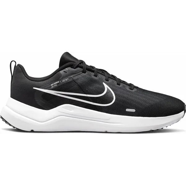Nike DOWNSHIFTER 12 BLACK/WHITE-DK SMOKE GREY-PURE PLATINUM
