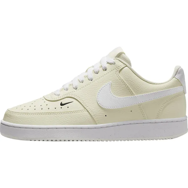 Nike COURT VISION LO NN WIT/ZWART/WIT/LICHT GEEL