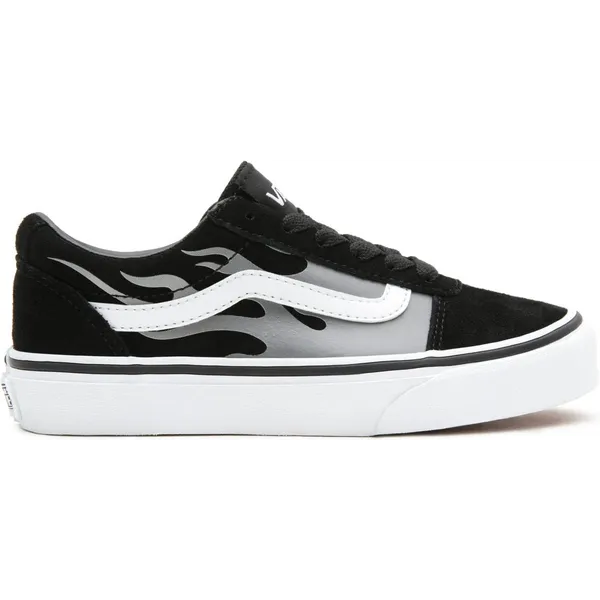 Vans YT Ward Suede Flame Black/White