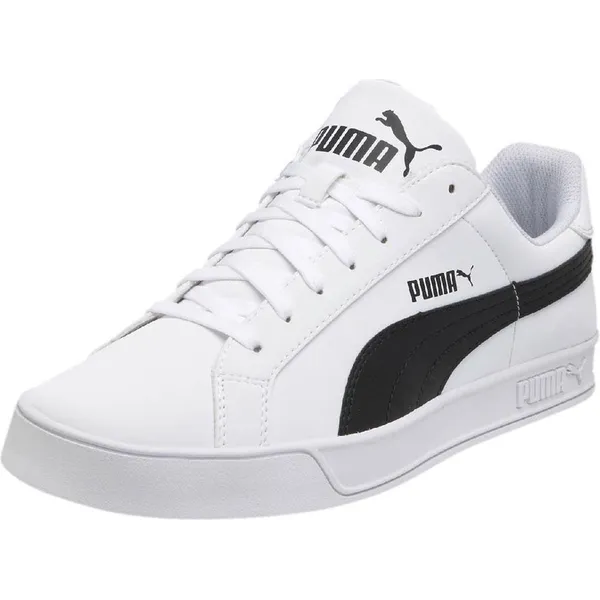 PUMA Smash Vulc heren sneakers - Wit White / Black