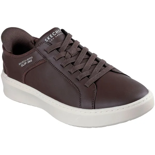 Skechers Court Break Bracken Brown Duraleather / Mesh