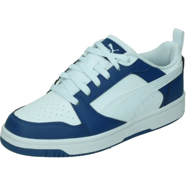 PUMA Rebound V6 LO JR wit - blauw