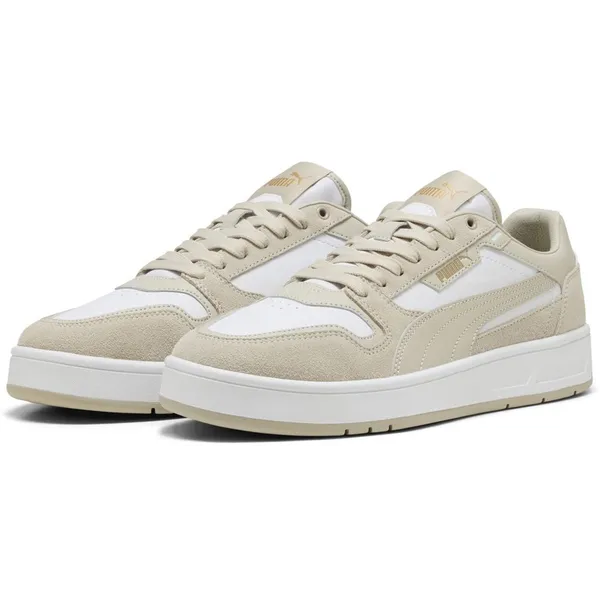 PUMA Court Puma Puma White-Desert Dust-Puma Gold