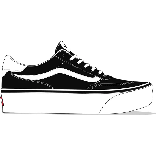 Vans Brooklyn Ls Plattform zwart