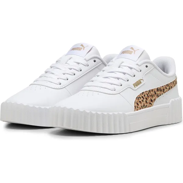 PUMA Carina 3.0 Animal Jr PUMA White-Light Sand-PUMA Gold