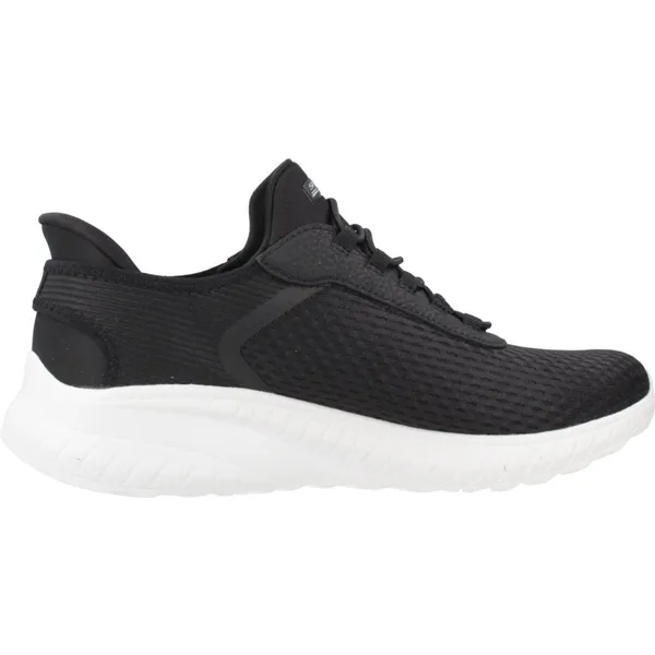 Skechers Bobs Squad Chaos Slip-Ins Black Mesh