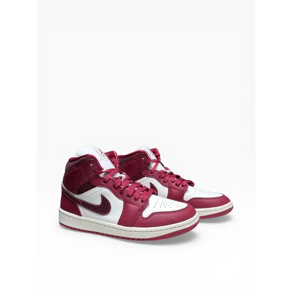 Jordan 1 Mid Se Rood/Wit