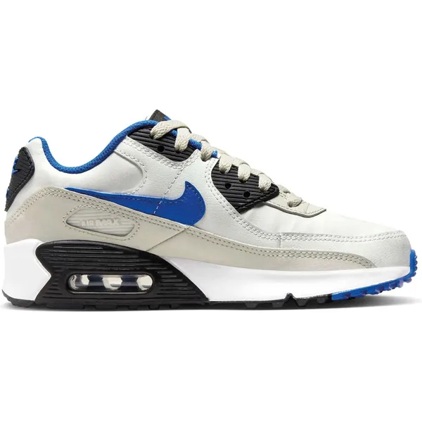 Nike Air Max 90 Wit - licht grijs - zwart - blauw