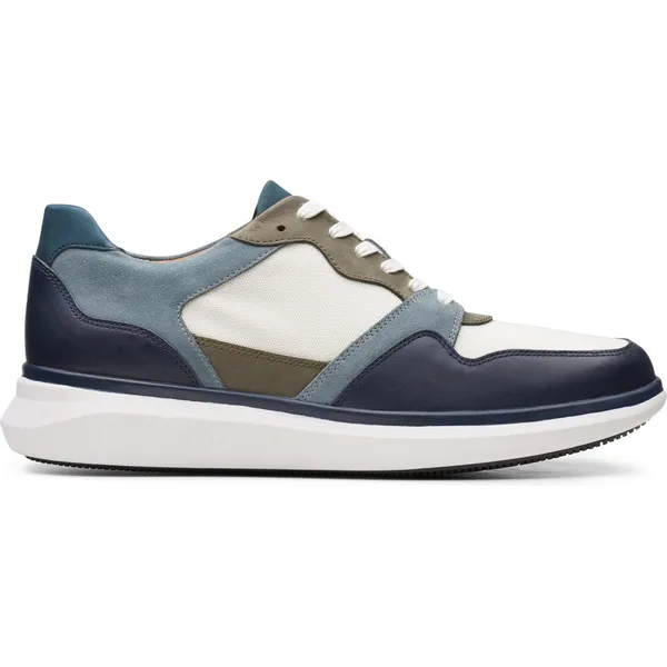 Clarks Un Globe Run Heren Navy Combi