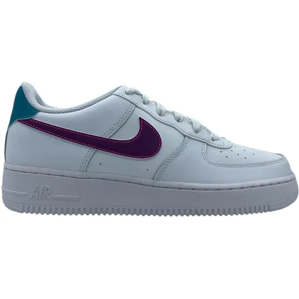Nike AIR FORCE 1 WIT/PAARS/BLAUW