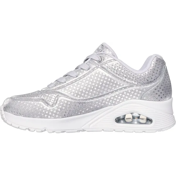 Skechers Sneakers Silver Durabuck / Mesh