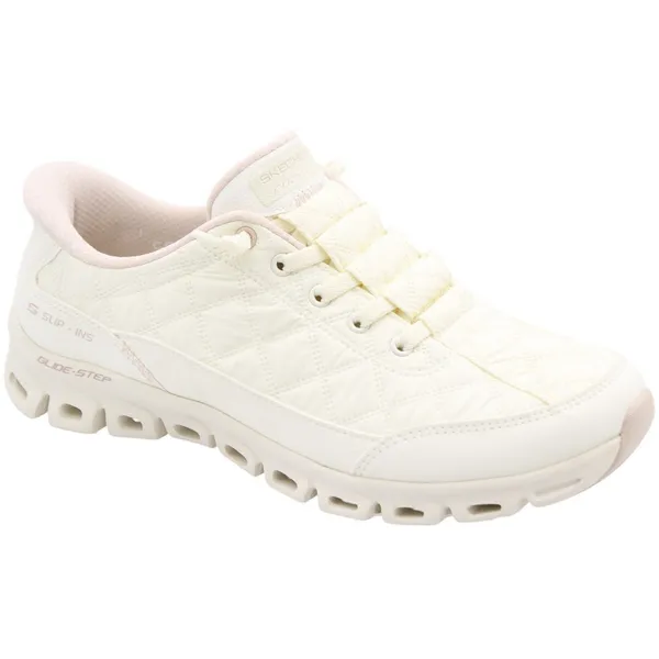 Skechers Dames Slip-ins Glide-Step Cozy Fit Sneaker At Ease 104556 OFWT Creme