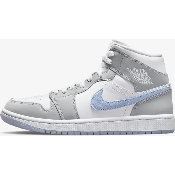 Nike Air Jordan 1 Mid White/Aluminum-Wolf Grey