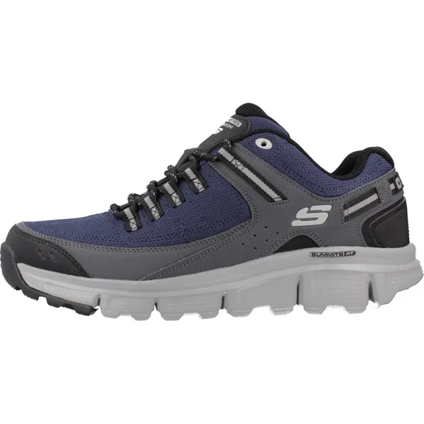 Skechers SUMMITS AT - Upper Draft Navy Synthetic / Mesh / Gray Trim