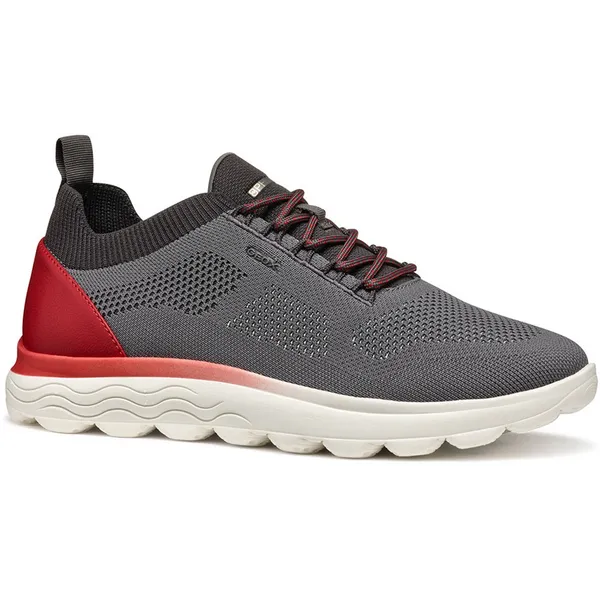 GEOX Spherica E Dark Grey / Red