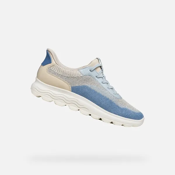 Geox SPHERICA PLUS Melkwit/Lichtblauw