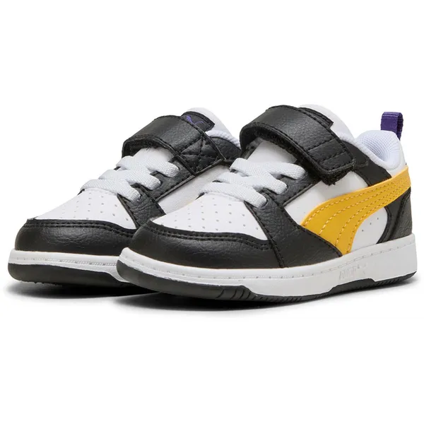 PUMA Rebound V6 Lo Ac+ Puma Black / Yellow Sizzle / Puma White