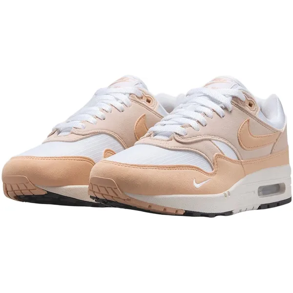 Nike Air Max 1 oranje - beige - wit
