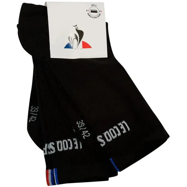 Le Coq Sportif Le Coq Sportif Essentials X2 N°1 Crewsokken Zwart EU 35-38 Man,Vrouw
