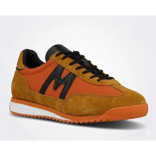 Karhu Mestari – retro hardloopsneaker met Air Cushion technologie en klassieke jaren ’70 uitstraling Oranje (Jaffa)