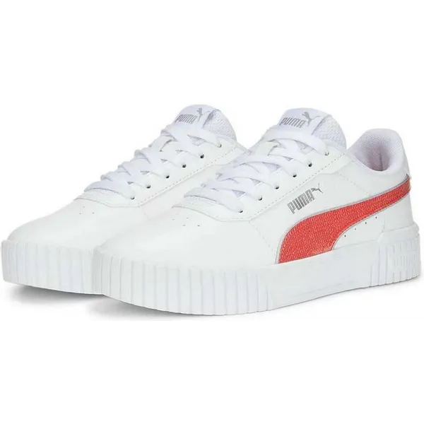 PUMA Carina 2.0 Glitzy Puma White / Salmon / Puma Silver — vergelijk prijzen bij 1 winkel