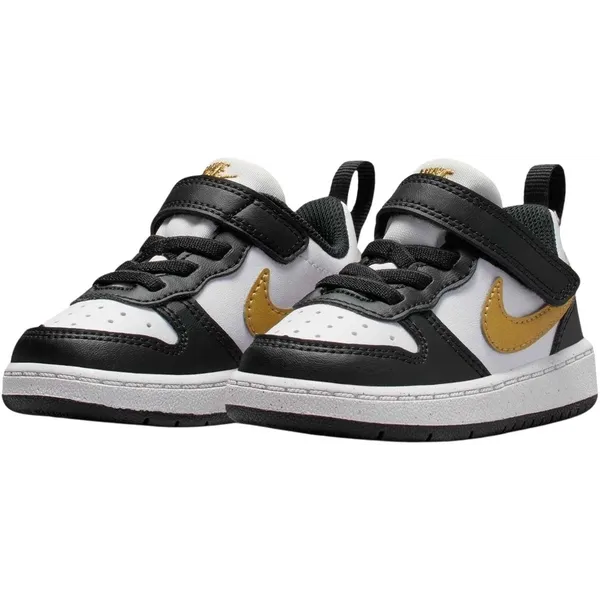 Nike Court Borough Low Recraft (TD) zwart - wit - goud