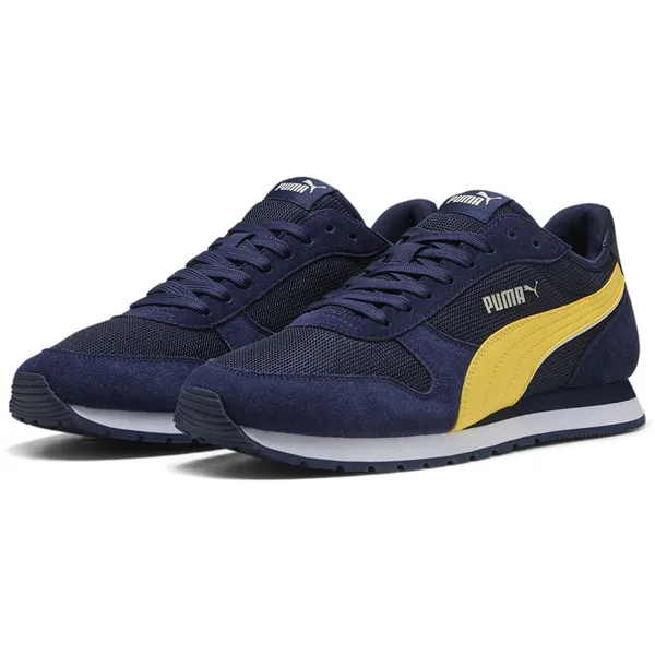 Puma St Miler Navy / Sunny Yellow / Alpine Snow / White