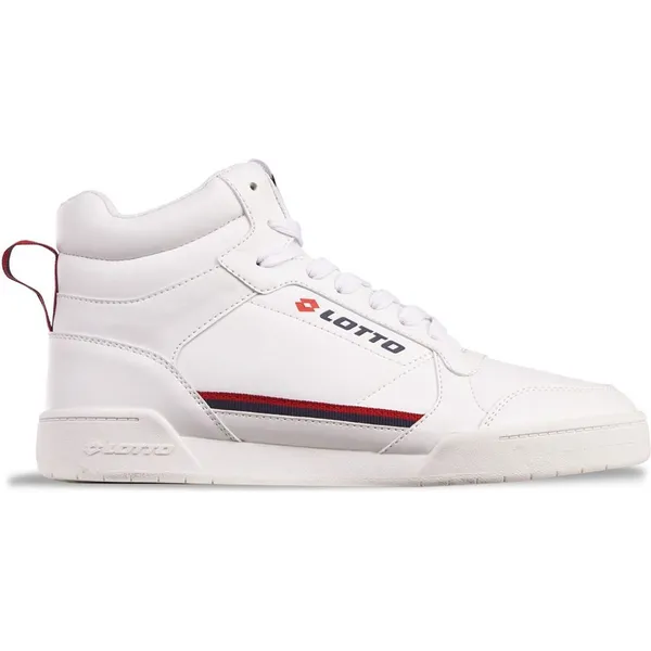 Lotto Sneaker Nandu Mid White/Red
