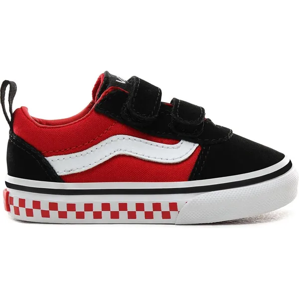 Vans Ward V (Checker Tape) Black/Red
