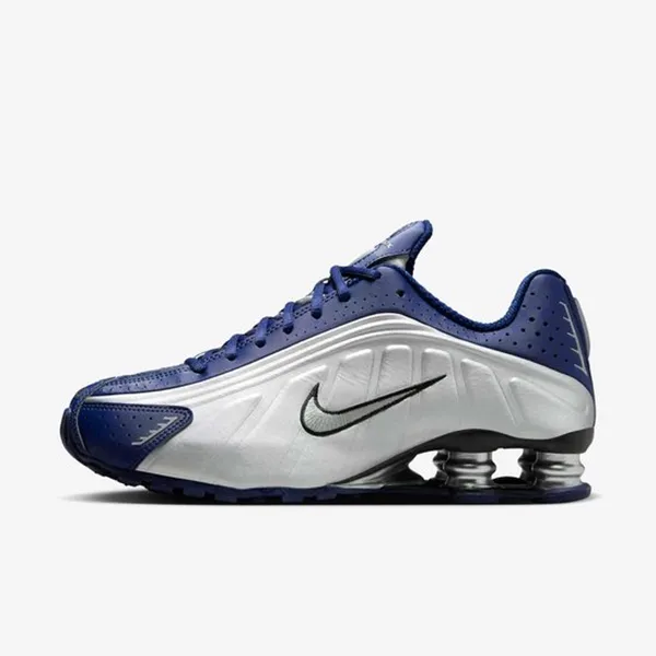 Nike SHOX R4 Donkerblauw; Zilver; Zwart