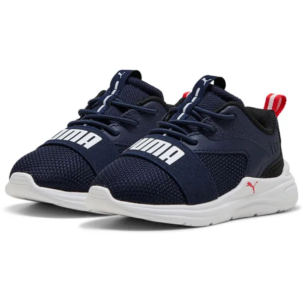PUMA Soft Wired 2 Ac Schoenen Blauw EU Jongens Puma Navy / Puma Black / Puma White / Puma Red