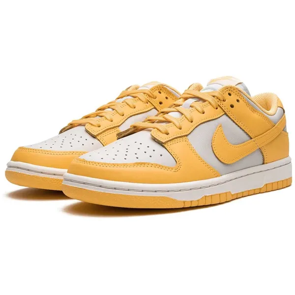 Nike Dunk Low - Dames - Sneaker - Grijs/Geel - Maat 36 - Doos zonder deksel Grijs/Geel