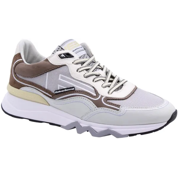 Floris van Bommel SFM-10198 Sneaker De Zager 03.03 Taupe G1/2 Creme