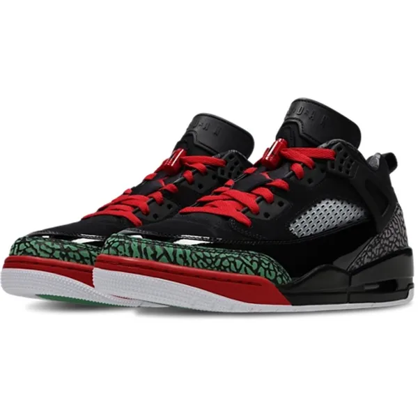 Nike Jordan Spizike Low Zwart/groen/rood