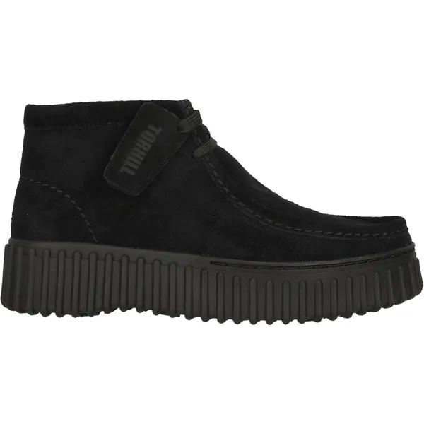 Clarks Schnürschuhe Torhill Moss Black zwart