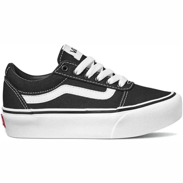 Vans Missy Ward Platform Canvas Black White-Schoenmaat 34,5 Zwart