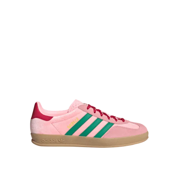 Adidas WMNS Gazelle Indoor (Court Green/Glow Pink/Gum) - USW9.5,EU42.0,UK8.0