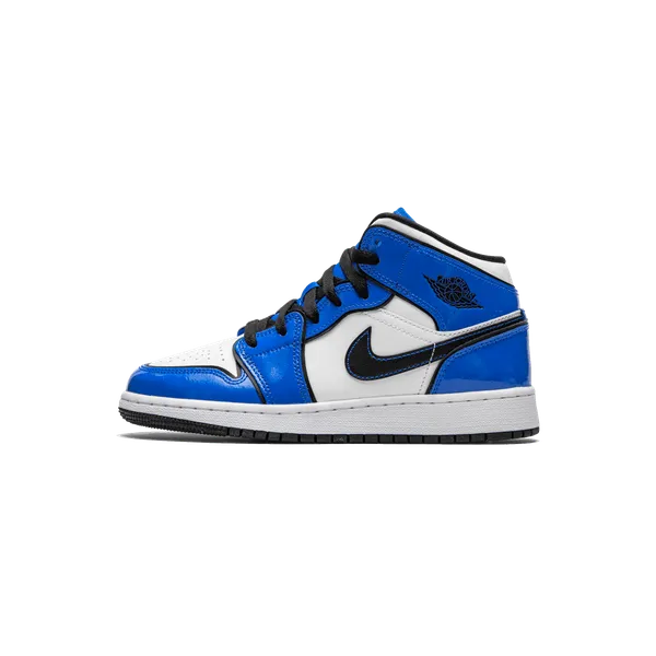Nike Air Jordan 1 Mid Signal Blue (GS)