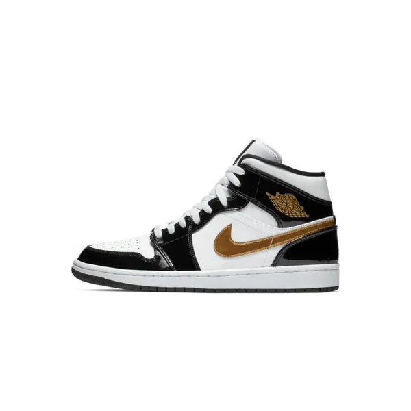 Nike Air Jordan 1 Mid SE "Black Gold", foto 2 van 2
