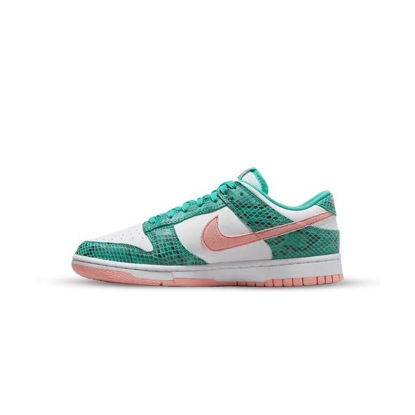 Nike Dunk Low Washed Teal Snakeskin, foto 2 van 2