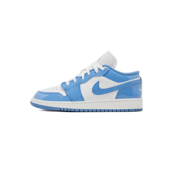 Nike Air Jordan 1 Low SE Legend Blue Patent (GS)