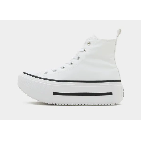 Converse Converse All Star Lift High Double Stack Junior - Wit, Wit