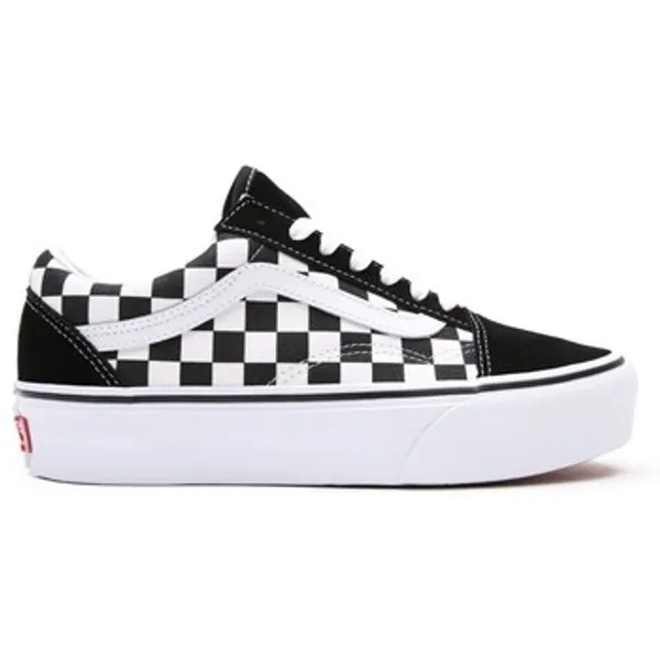 Vans Lage Sneakers Vans UA Old Skool Platform Checkerboard