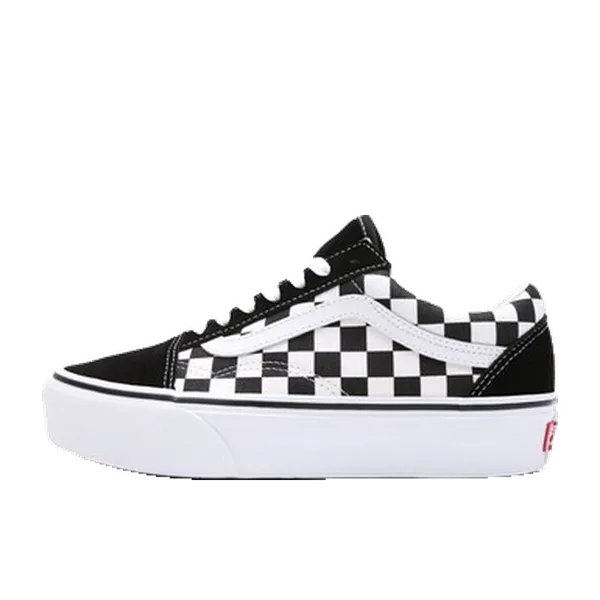Vans Old Skool Platform Checkerboard Zwart, vergelijk prijzen bij 1 winkel