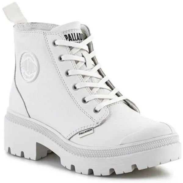 Palladium Pallabase Leather White Black, foto 2 van 2