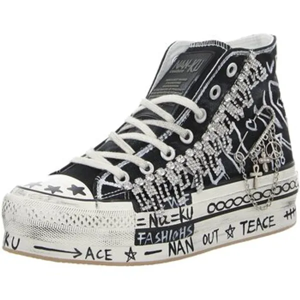Nan-ku Hoge Sneakers Zwart, foto 2 van 2