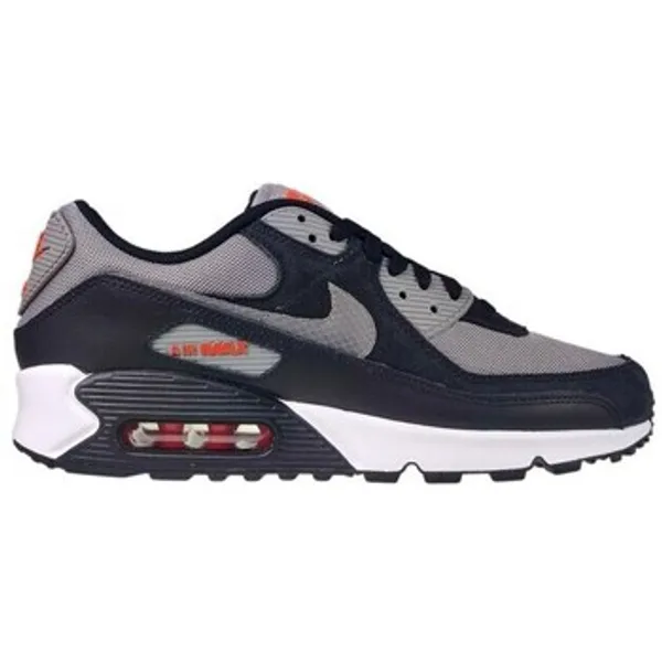 Lage Sneakers Nike Air Max 90 Black flat Pewter-picante Red