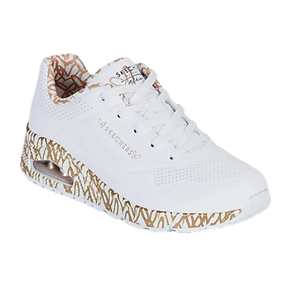 Skechers Jgoldcrown: Uno Loving Love Wit, vergelijk prijzen bij 1 winkel