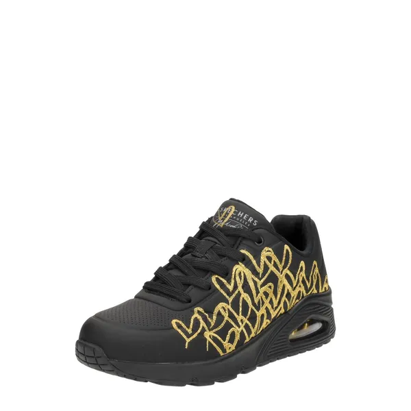 Skechers Uno Golden Heart Bkgd Zwart, foto 3 van 5